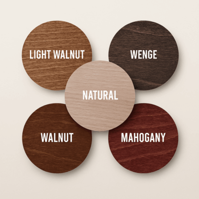 colorplatte Personalized wooden bottle opener with names engraved on natural wood