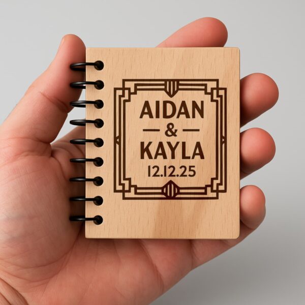 Reunion guest gifts featuring compact mini notebooks