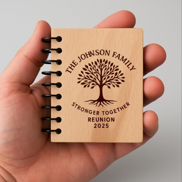 Bridal shower party favors with personalized notebooks
