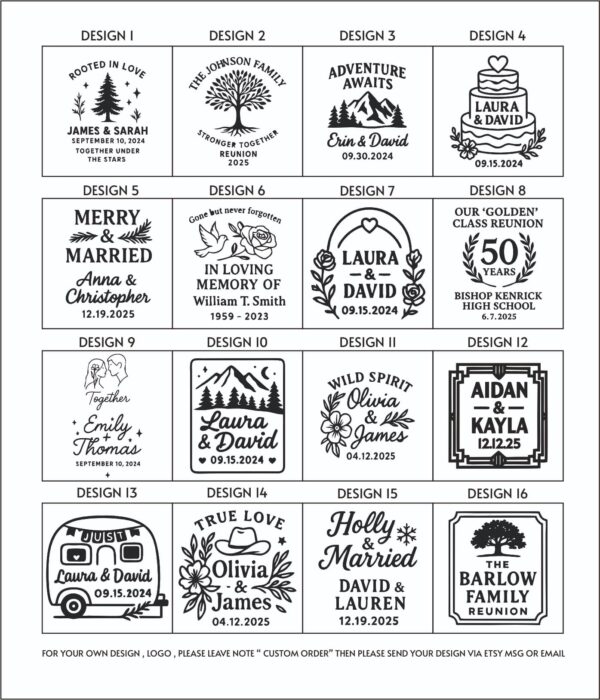 Personalized Mini Notebook Favor – Elegant Gift for Wedding Guests - Image 2